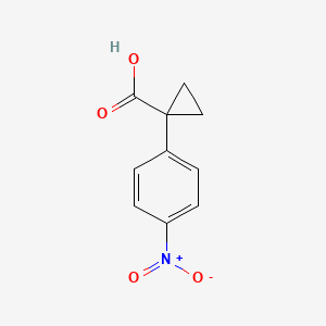 molecular formula C10H9NO4 B1320316 1-(4-Nitrophenyl)cyclopropanecarboxylic acid CAS No. 23348-99-4