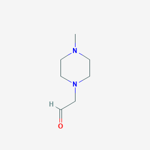 molecular formula C7H14N2O B1320318 2-(4-Methylpiperazin-1-yl)acetaldehyde CAS No. 887588-94-5