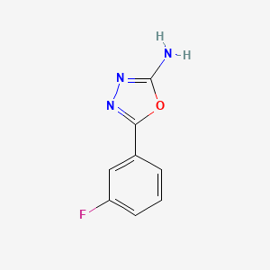 5-(3-Fluorophenyl)-1,3,4-oxadiazol-2-amine