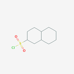 molecular formula C10H17ClO2S B13203321 Decahydronaphthalene-2-sulfonyl chloride 