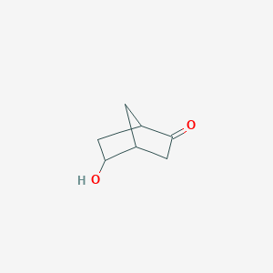 molecular formula C7H10O2 B13203387 5-Hydroxybicyclo[2.2.1]heptan-2-one 
