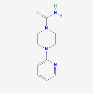 molecular formula C10H14N4S B1320344 4-(Pyridin-2-yl)piperazine-1-carbothioamide 