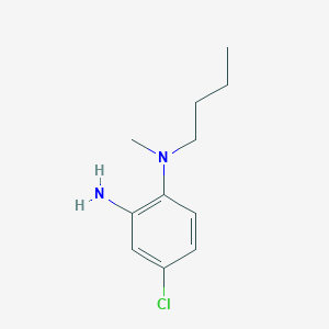 molecular formula C11H17ClN2 B1320346 N1-Butyl-4-chloro-N1-methylbenzene-1,2-diamine CAS No. 1019110-34-9