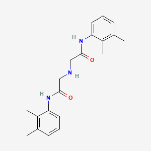 molecular formula C20H25N3O2 B13203615 N-(2,3-Dimethylphenyl)-2-({[(2,3-dimethylphenyl)carbamoyl]methyl}amino)acetamide 