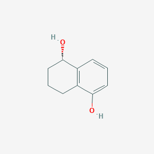 molecular formula C10H12O2 B13203697 (1S)-1,2,3,4-tetrahydronaphthalene-1,5-diol 