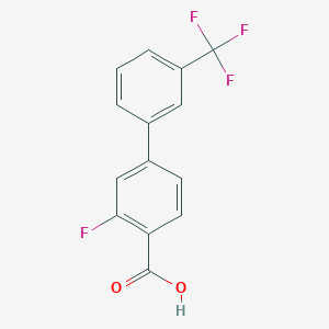 2-FLUORO-4-(3-TRIFLUOROMETHYLPHENYL)BENZOIC ACID