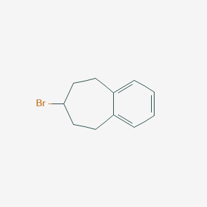 molecular formula C11H13Br B13203746 7-bromo-6,7,8,9-tetrahydro-5H-benzo[7]annulene 