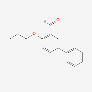 4-Propoxy[1,1'-biphenyl]-3-carbaldehyde