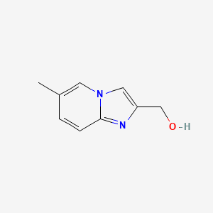 molecular formula C9H10N2O B1320377 (6-Methylimidazo[1,2-a]pyridin-2-yl)methanol CAS No. 926223-25-8