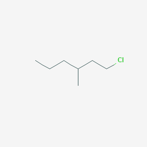 molecular formula C7H15Cl B13203929 1-Chloro-3-methylhexane CAS No. 101257-63-0