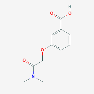 3-[(Dimethylcarbamoyl)methoxy]benzoic acid