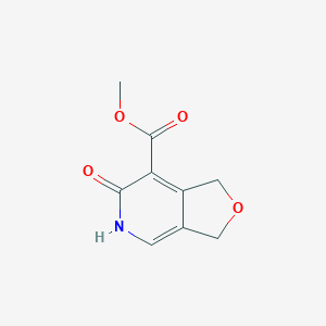 molecular formula C9H9NO4 B13204003 Methyl6-oxo-1,3,5,6-tetrahydrofuro[3,4-c]pyridine-7-carboxylate 