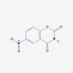 molecular formula C8H4N2O5 B13204028 6-Nitro-2h-1,3-benzoxazine-2,4(3h)-dione CAS No. 2912-55-2