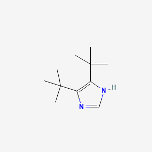 molecular formula C11H20N2 B13204234 4,5-Di-tert-butyl-1H-imidazole 