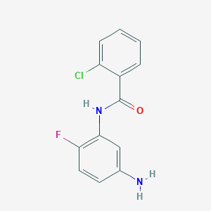 N-(5-Amino-2-fluorophenyl)-2-chlorobenzamide