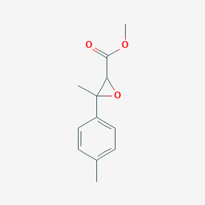 molecular formula C12H14O3 B13204301 Methyl 3-methyl-3-(4-methylphenyl)oxirane-2-carboxylate CAS No. 63478-69-3