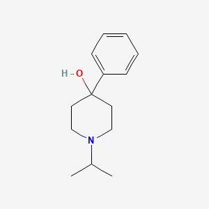 molecular formula C14H21NO B13204384 4-Phenyl-1-(propan-2-YL)piperidin-4-OL 