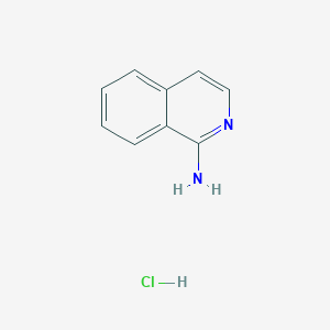 molecular formula C9H9ClN2 B13204396 Isoquinolin-1-amine hydrochloride 