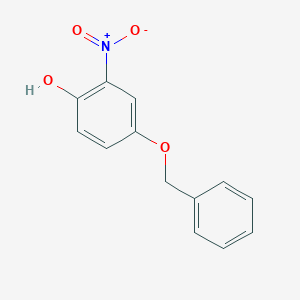 molecular formula C13H11NO4 B132044 4-(Benzyloxy)-2-nitrophenol CAS No. 96315-18-3