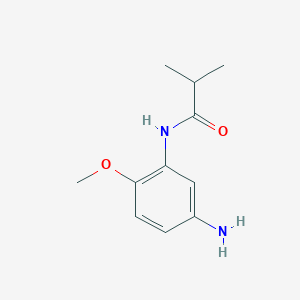 molecular formula C11H16N2O2 B1320441 N-(5-Amino-2-methoxyphenyl)-2-methylpropanamide CAS No. 926267-00-7