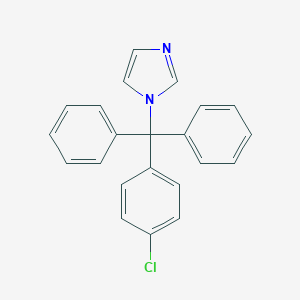 molecular formula C22H17ClN2 B132045 1-[(4-Chlorophenyl)diphenylmethyl]-1H-imidazole CAS No. 23593-71-7