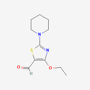 4-Ethoxy-2-piperidin-1-yl-thiazole-5-carbaldehyde