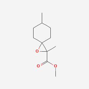 molecular formula C11H18O3 B13204604 Methyl 2,6-dimethyl-1-oxaspiro[2.5]octane-2-carboxylate 
