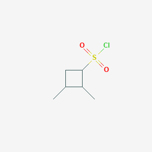 molecular formula C6H11ClO2S B13204728 2,3-Dimethylcyclobutane-1-sulfonyl chloride 