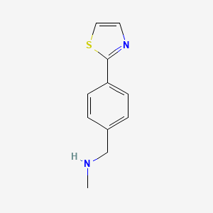 N-Methyl-4-(1,3-thiazol-2-yl)benzylamine