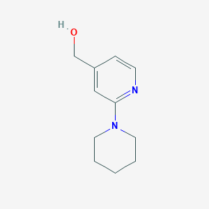 molecular formula C11H16N2O B1320490 (2-哌啶并吡啶-4-基)甲醇 CAS No. 888070-04-0