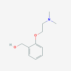 molecular formula C11H17NO2 B1320491 {2-[2-(Dimethylamino)ethoxy]phenyl}methanol CAS No. 59115-26-3