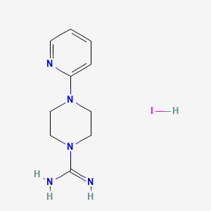 4-(Pyridin-2-yl)piperazine-1-carboximidamide hydroiodide