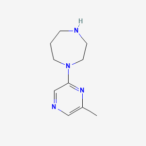 molecular formula C10H16N4 B1320508 1-(6-Methylpyrazin-2-yl)-1,4-diazepane CAS No. 869901-23-5