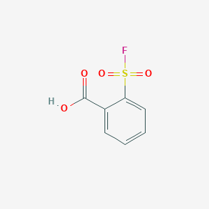 molecular formula C7H5FO4S B13205098 2-(Fluorosulfonyl)benzoic acid 