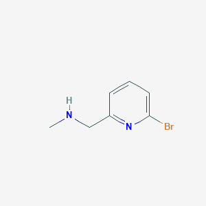 molecular formula C7H9BrN2 B1320511 6-BROMO-N-METHYLPYRID-2-YLMETHYLAMINE CAS No. 675109-37-2