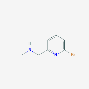 molecular formula C7H9BrN2 B1320511 1-(6-Bromopyridin-2-YL)-N-methylmethanamine CAS No. 675109-37-2