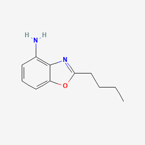molecular formula C11H14N2O B1320518 2-Butyl-1,3-benzoxazol-4-amine CAS No. 886361-02-0