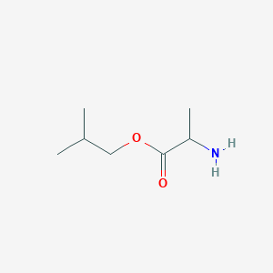 molecular formula C7H15NO2 B13205400 2-Methylpropyl 2-aminopropanoate 