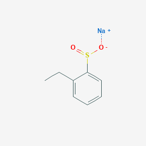 molecular formula C8H9NaO2S B13205406 Sodium 2-ethylbenzenesulfinate 