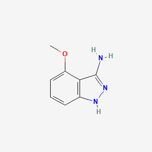 molecular formula C8H9N3O B1320554 4-methoxy-1H-indazol-3-amine CAS No. 886362-07-8