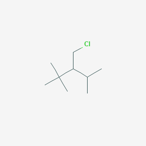 molecular formula C9H19Cl B13205784 3-(Chloromethyl)-2,2,4-trimethylpentane 