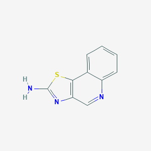 molecular formula C10H7N3S B132059 噻唑并[4,5-c]喹啉-2-胺 CAS No. 143667-61-2