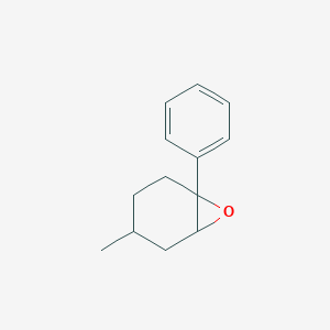 molecular formula C13H16O B13205910 4-Methyl-1-phenyl-7-oxabicyclo[4.1.0]heptane 