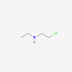 molecular formula C4H10ClN B13205997 Ethanamine, 2-chloro-N-ethyl- CAS No. 50871-01-7