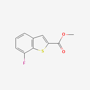 molecular formula C10H7FO2S B1320607 Methyl 7-fluoro-1-benzothiophene-2-carboxylate CAS No. 550998-54-4