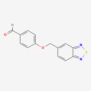 4-(Benzo[c][1,2,5]thiadiazol-5-ylmethoxy)benzaldehyde