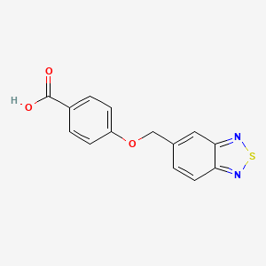 4-(Benzo[c][1,2,5]thiadiazol-5-ylmethoxy)benzoic acid