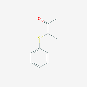molecular formula C10H12OS B13206255 2-Butanone, 3-(phenylthio)- CAS No. 13023-53-5