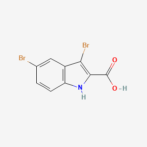 3,5-dibromo-1H-indole-2-carboxylic acid