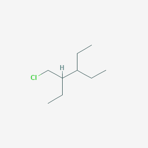 molecular formula C9H19Cl B13206362 3-(Chloromethyl)-4-ethylhexane 
